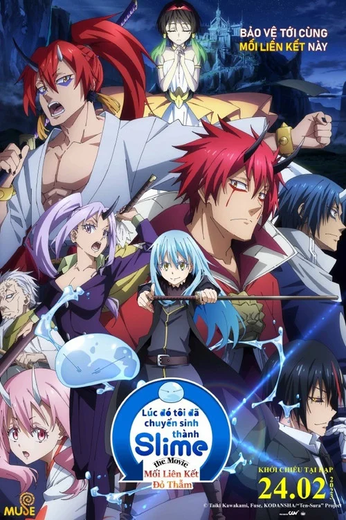 Xem phim Lúc đó tôi đã chuyển sinh thành Slime the Movie: Mối Liên Kết Đỏ Thẫm - GoGoPhim