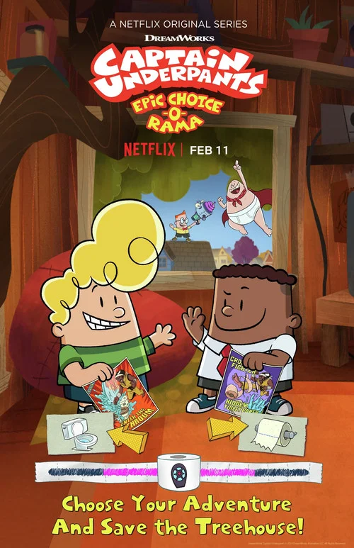 Xem phim Cuộc phiêu lưu tương tác của Đội trưởng quần lót - GoGoPhim